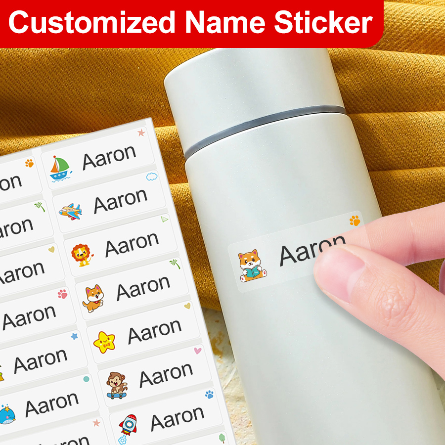 Blister Plaster Sport - Pegatinas de nombre impermeables personalizadas: etiquetas