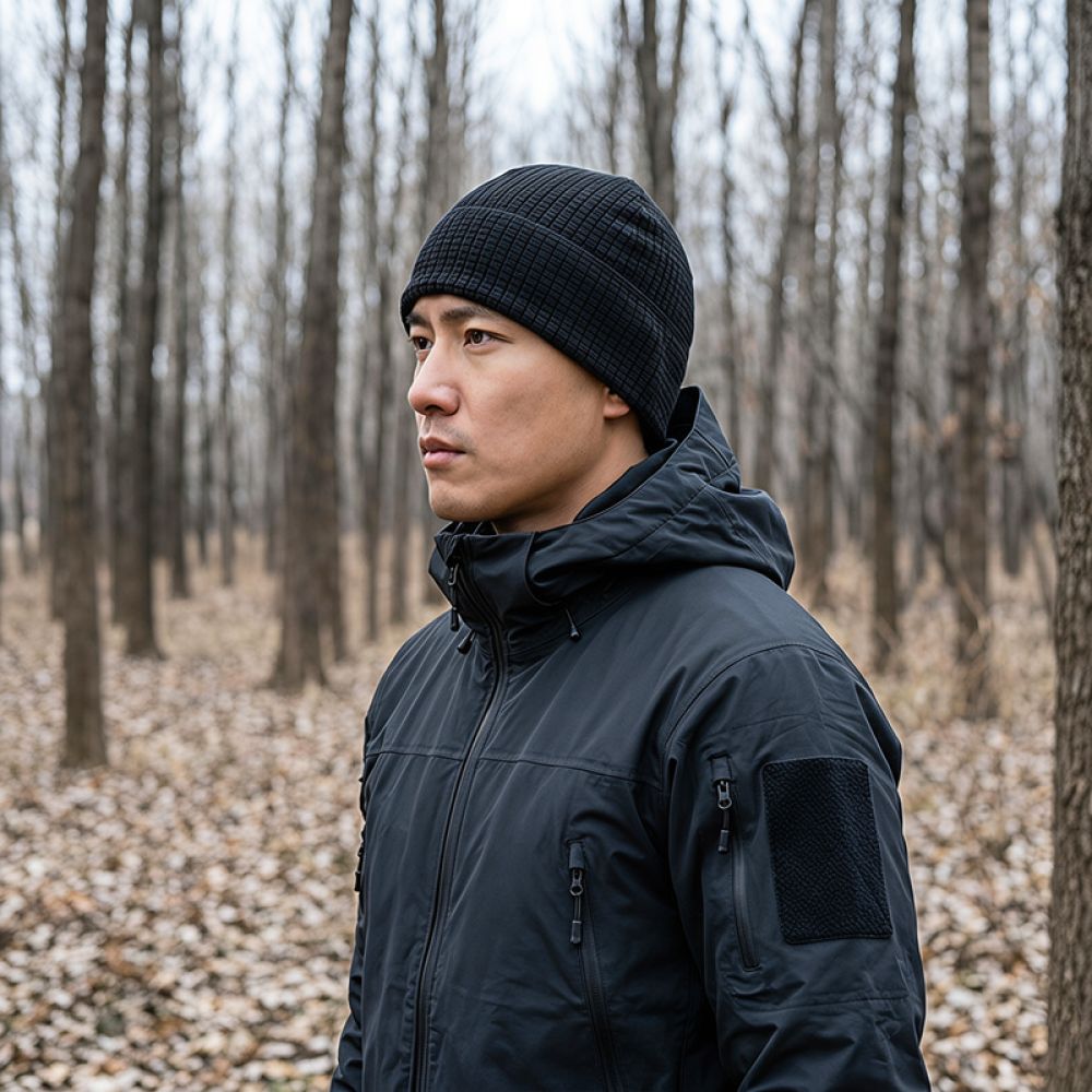 Running Gear In Winter - Gorro de lana gruesa para hombre,