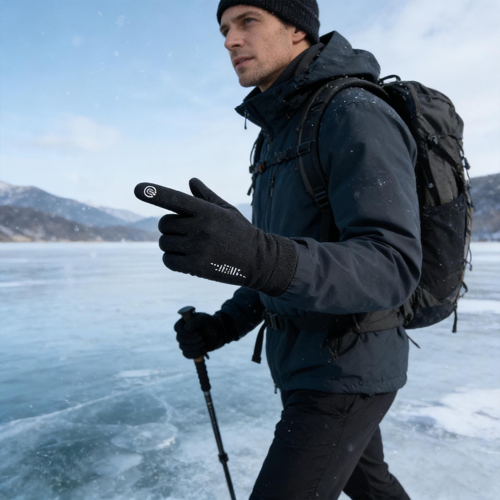Guantes cálidos para ciclismo, - Running Gear In Cold Weather reseña y precio