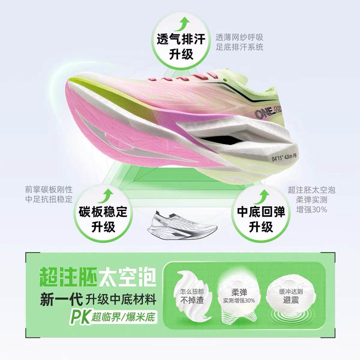 Zapatillas de Running para Mar - Running Shoe Carbon reseña y precio